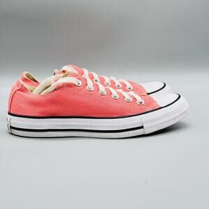 Converse Shoes Womens 7 Pink Canvas Chuck Taylor All Star 2 Low Sneakers Casual
